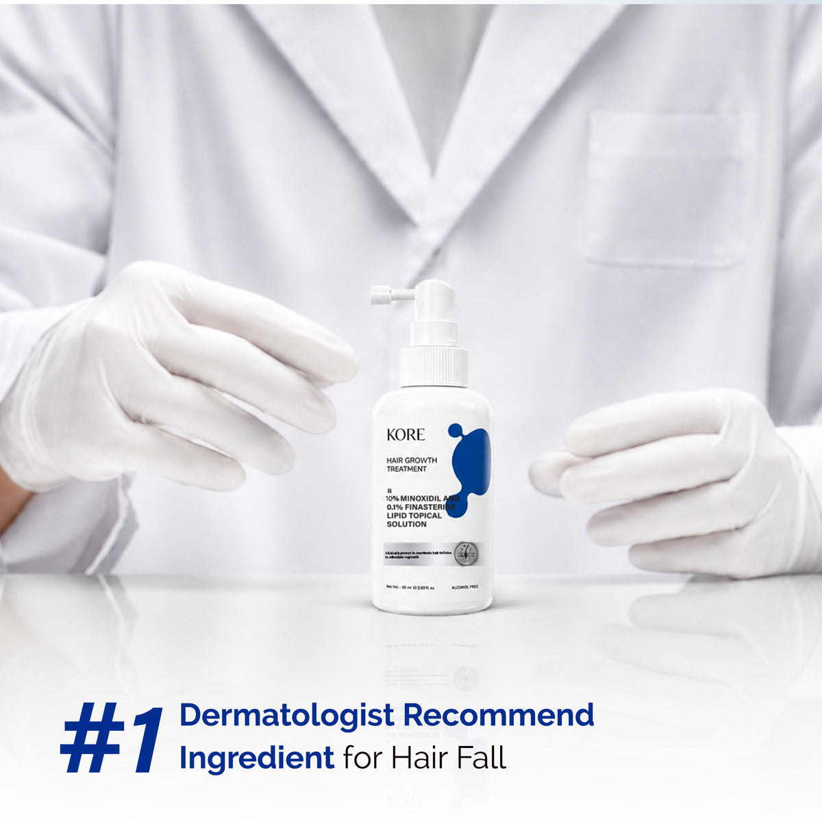 KORE 10% Minoxidil and 0.1% Finasteride Lipid Topical Solution