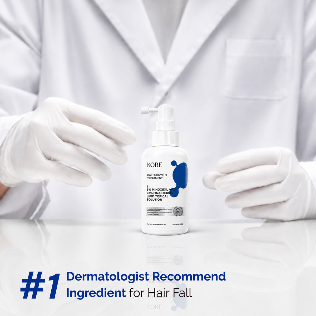 KORE 5% Minoxidil and 0.1% Finasteride Lipid Topical Solution